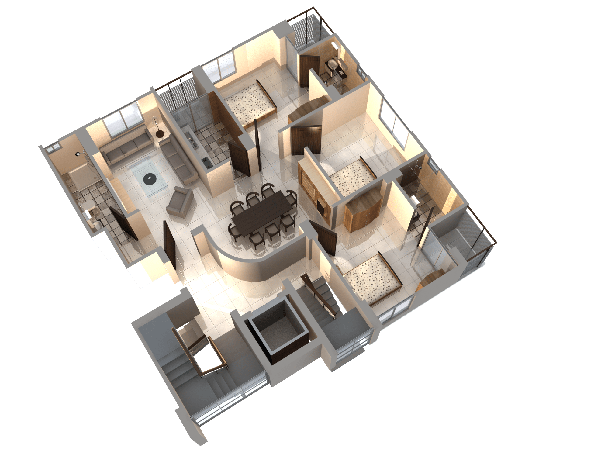 Unit B Floor Plan